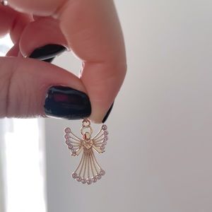 Angel pendant gold over sterling